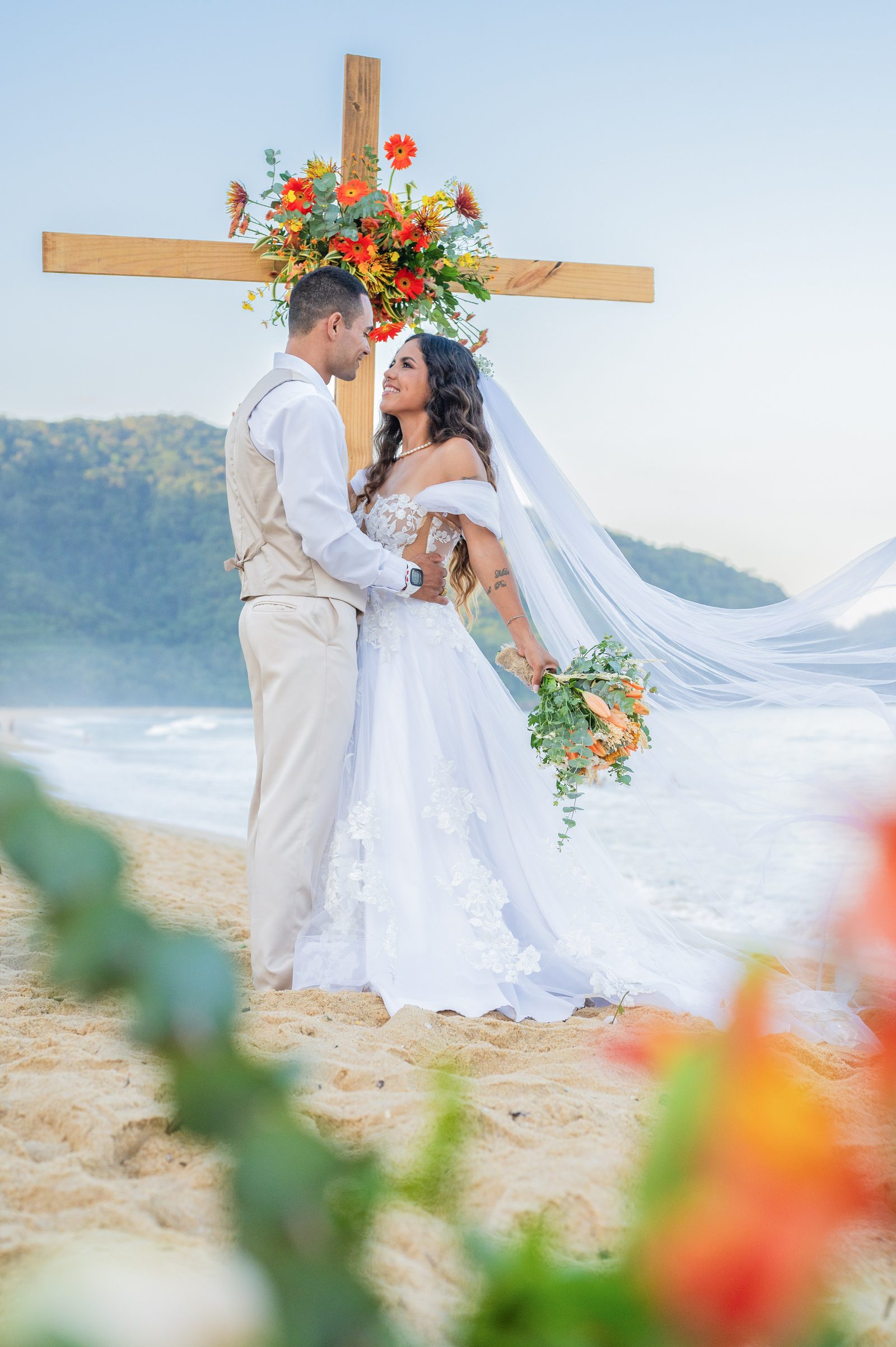 Casamento na praia em Ubatuba